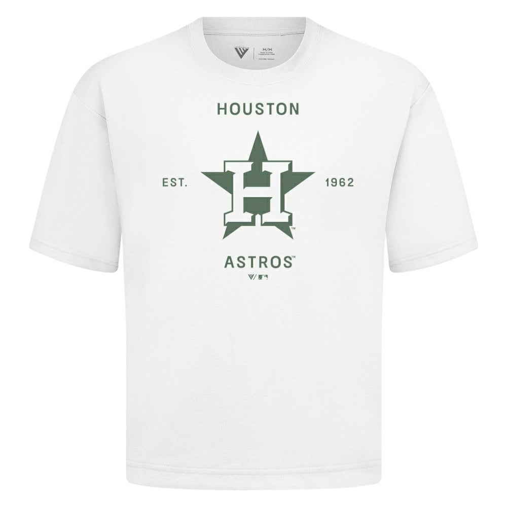 Houston Astros Levelwear Crossway Oversized Luxe Signature Knit T-Shirt discount