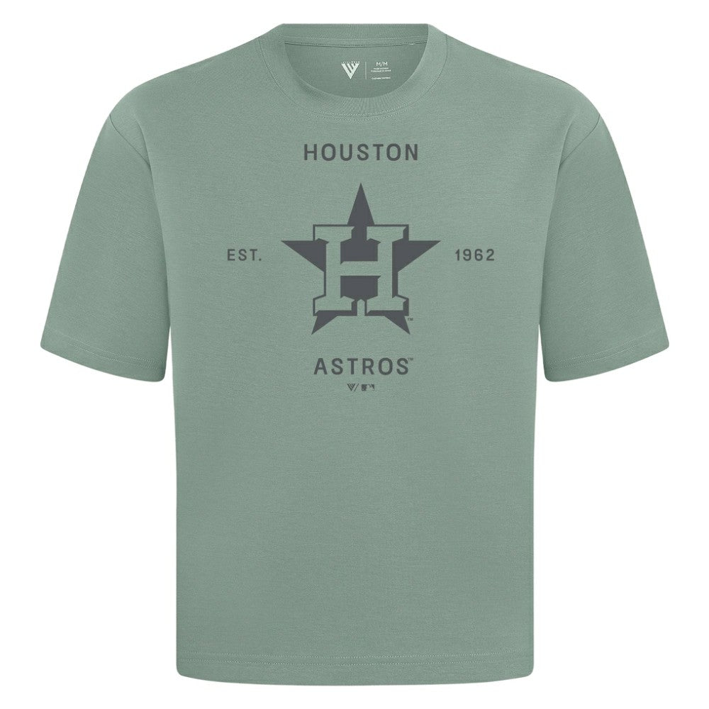 Houston Astros Levelwear Crossway Oversized Luxe Signature Knit T-Shirt discount