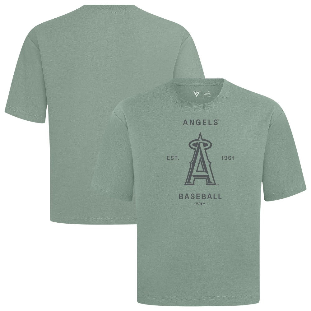 Los Angeles Angels Levelwear Crossway Oversized Luxe Signature Knit T-Shirt Near Me