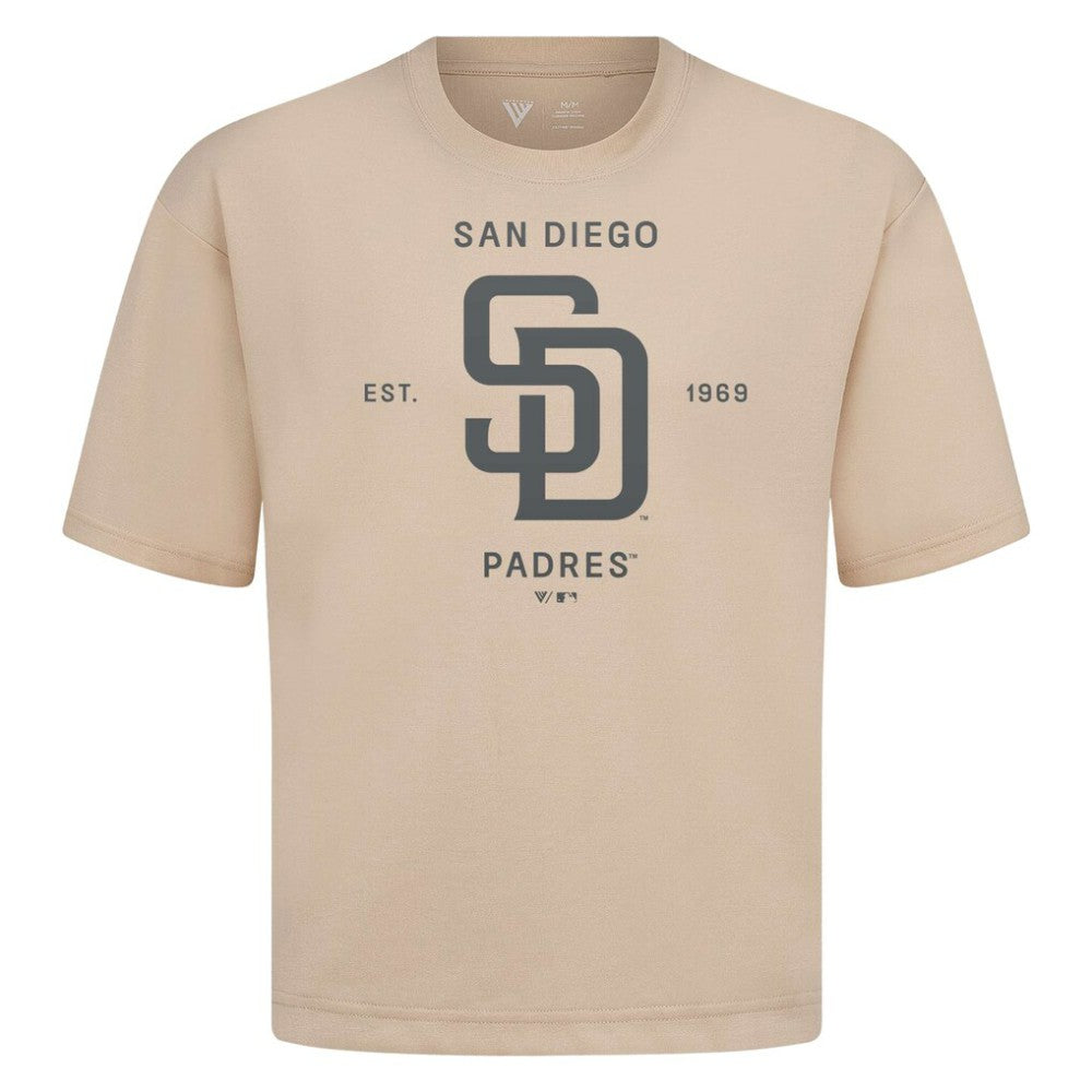 San Diego Padres Levelwear Crossway Oversized Luxe Signature Knit T-Shirt Near Me