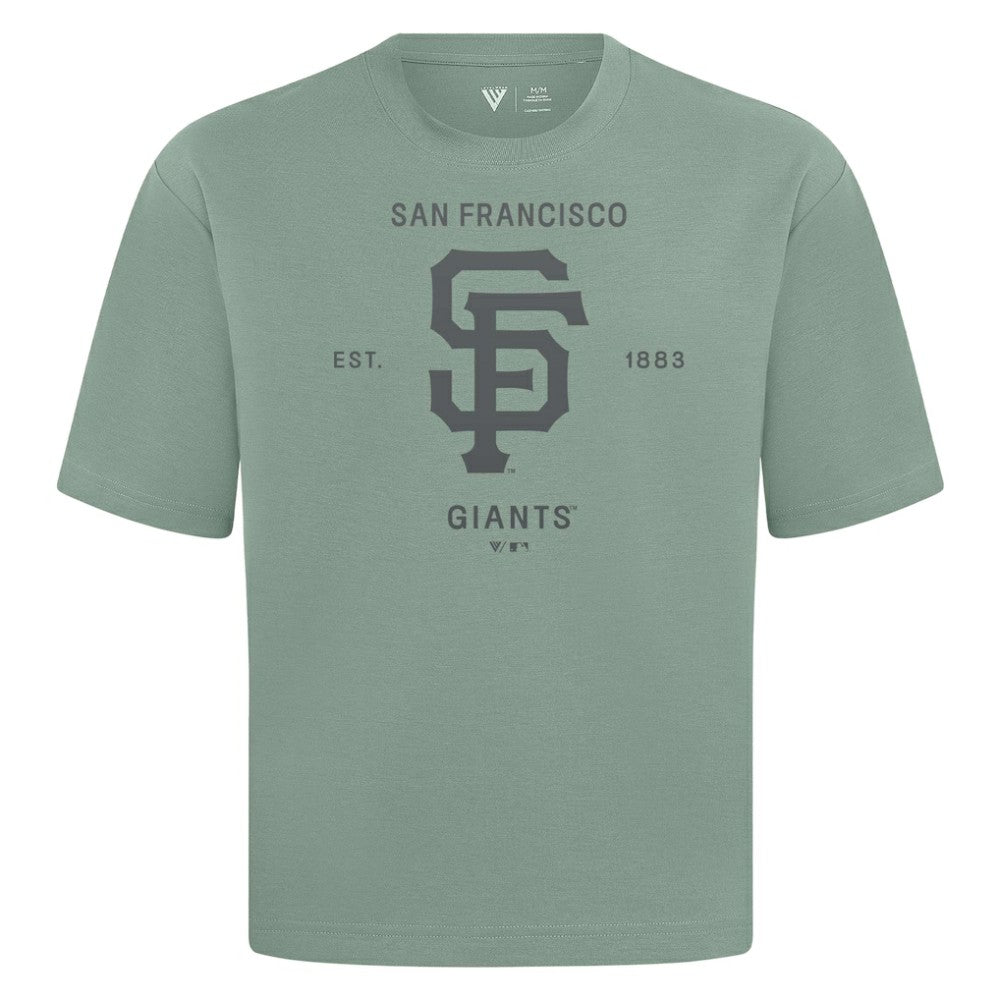 San Francisco Giants Levelwear Crossway Oversized Luxe Signature Knit T-Shirt Near Me