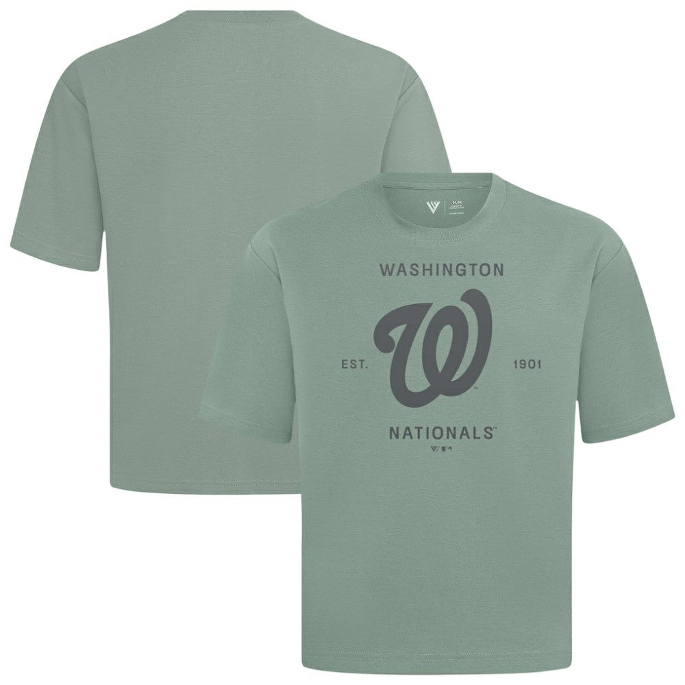 Washington Nationals Levelwear Crossway Oversized Luxe Signature Knit T-Shirt Clearance