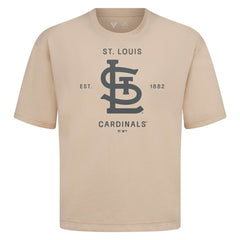 St. Louis Cardinals Levelwear Crossway Oversized Luxe Signature Knit T-Shirt Near Me