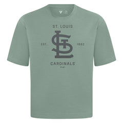 St. Louis Cardinals Levelwear Crossway Oversized Luxe Signature Knit T-Shirt Near Me