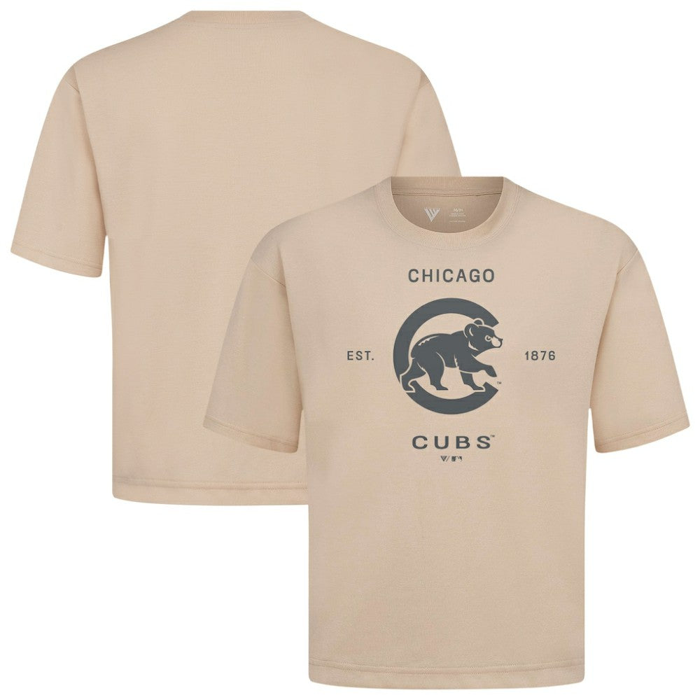 Chicago Cubs Levelwear Crossway Oversized Luxe Signature Knit T-Shirt Online