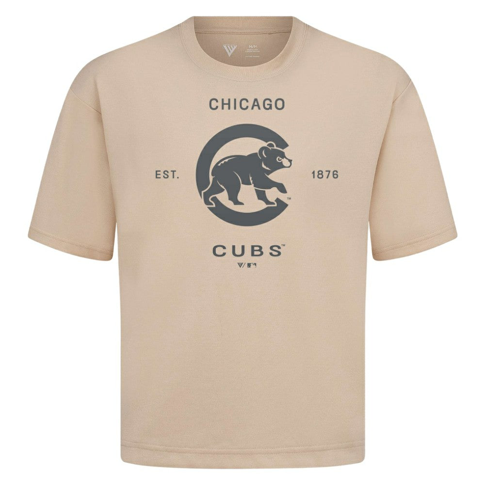 Chicago Cubs Levelwear Crossway Oversized Luxe Signature Knit T-Shirt Online