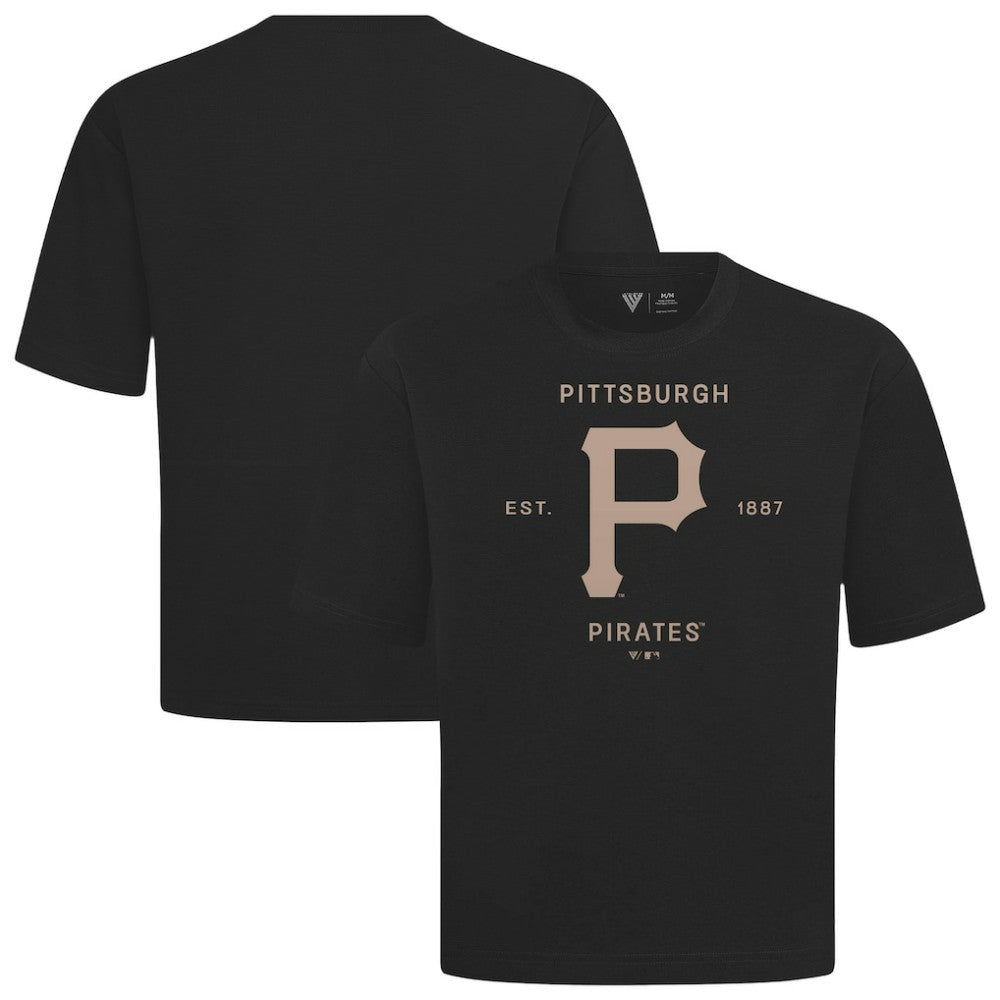 Pittsburgh Pirates Levelwear Crossway Oversized Luxe Signature Knit T-Shirt Online