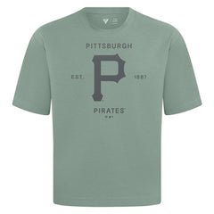 Pittsburgh Pirates Levelwear Crossway Oversized Luxe Signature Knit T-Shirt discount