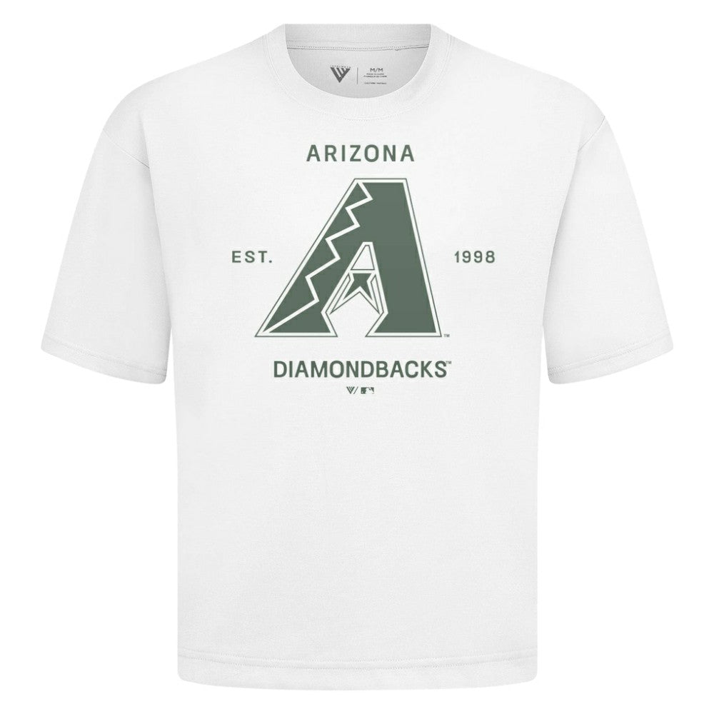 Arizona Diamondbacks Levelwear Crossway Oversized Luxe Signature Knit T-Shirt Lifestyle