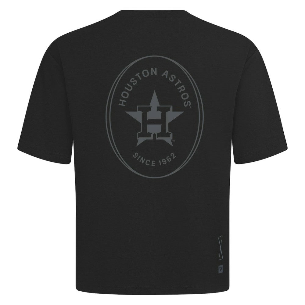 Houston Astros Levelwear Signet Oversized Luxe Signature Knit T-Shirt Lifestyle
