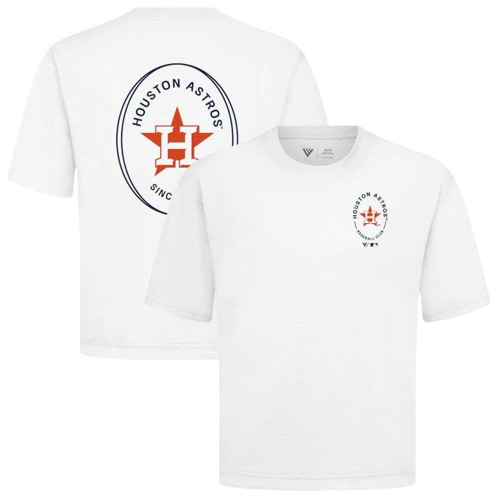 Houston Astros Levelwear Signet Oversized Luxe Signature Knit T-Shirt Sale