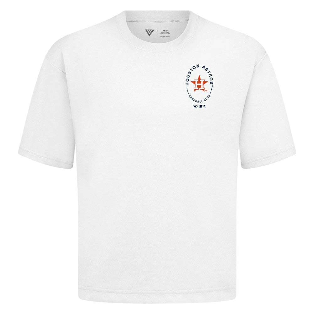 Houston Astros Levelwear Signet Oversized Luxe Signature Knit T-Shirt Sale