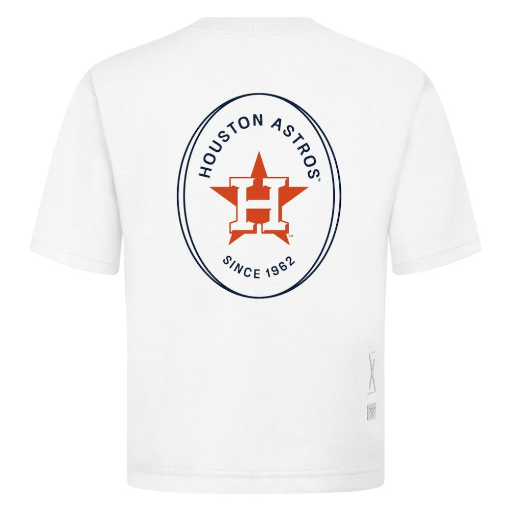 Houston Astros Levelwear Signet Oversized Luxe Signature Knit T-Shirt Sale