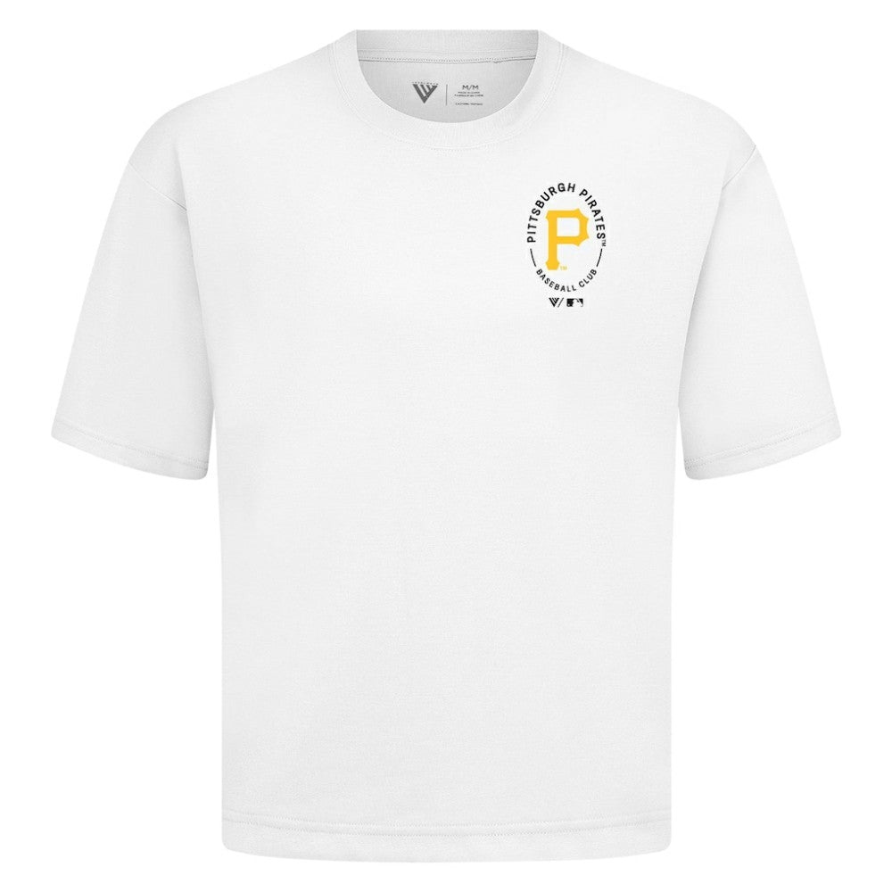 Pittsburgh Pirates Levelwear Signet Oversized Luxe Signature Knit T-Shirt On Sale