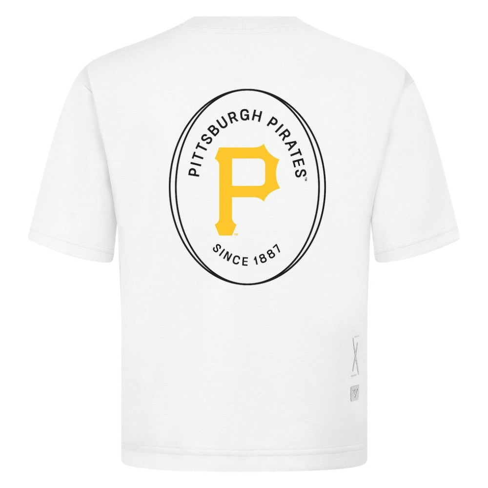 Pittsburgh Pirates Levelwear Signet Oversized Luxe Signature Knit T-Shirt On Sale