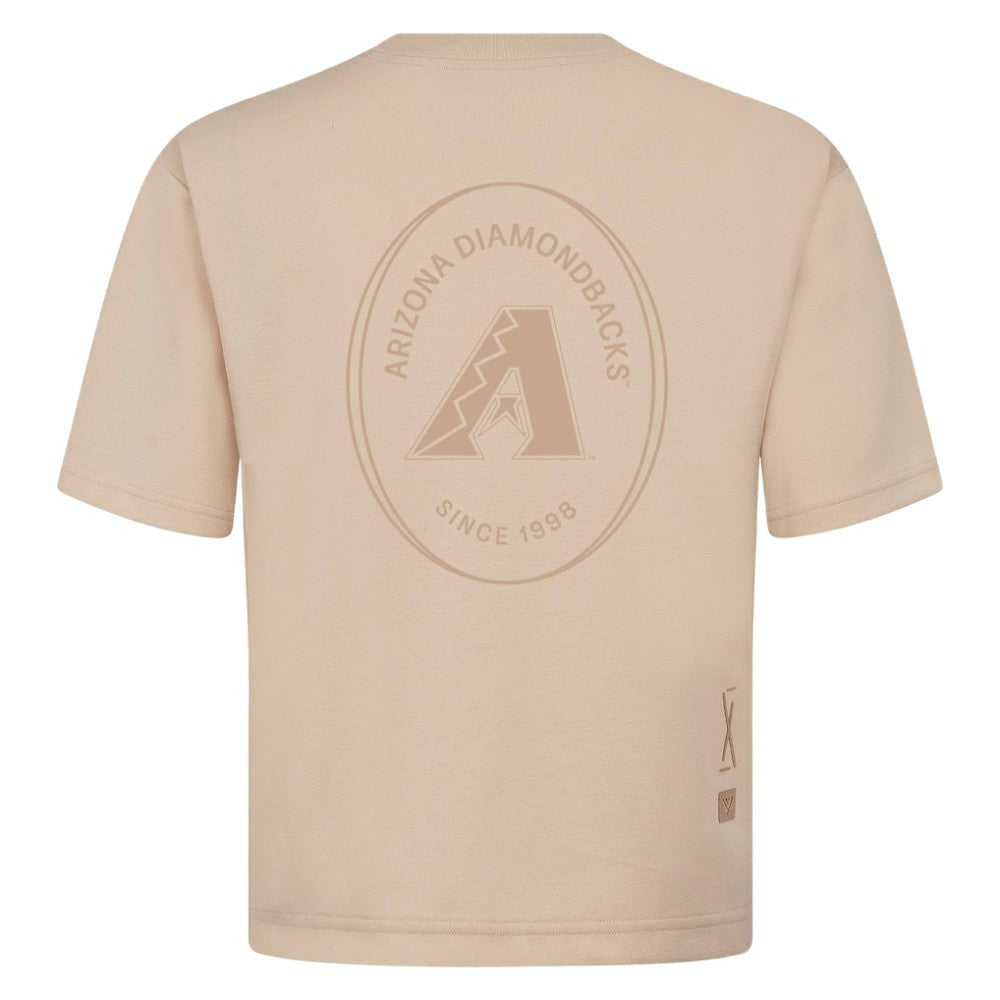 Arizona Diamondbacks Levelwear Signet Oversized Luxe Signature Knit T-Shirt for sale