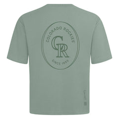 Colorado Rockies Levelwear Signet Oversized Luxe Signature Knit T-Shirt Near Me