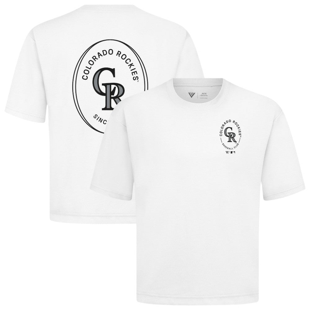 Colorado Rockies Levelwear Signet Oversized Luxe Signature Knit T-Shirt discount