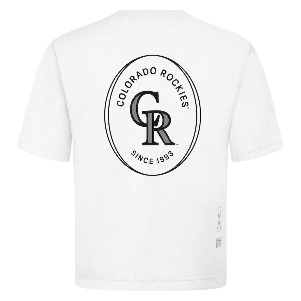 Colorado Rockies Levelwear Signet Oversized Luxe Signature Knit T-Shirt discount