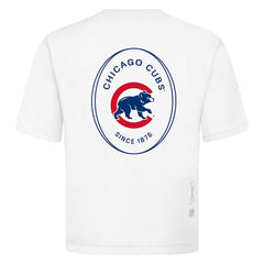 Chicago Cubs Levelwear Signet Oversized Luxe Signature Knit T-Shirt Clearance