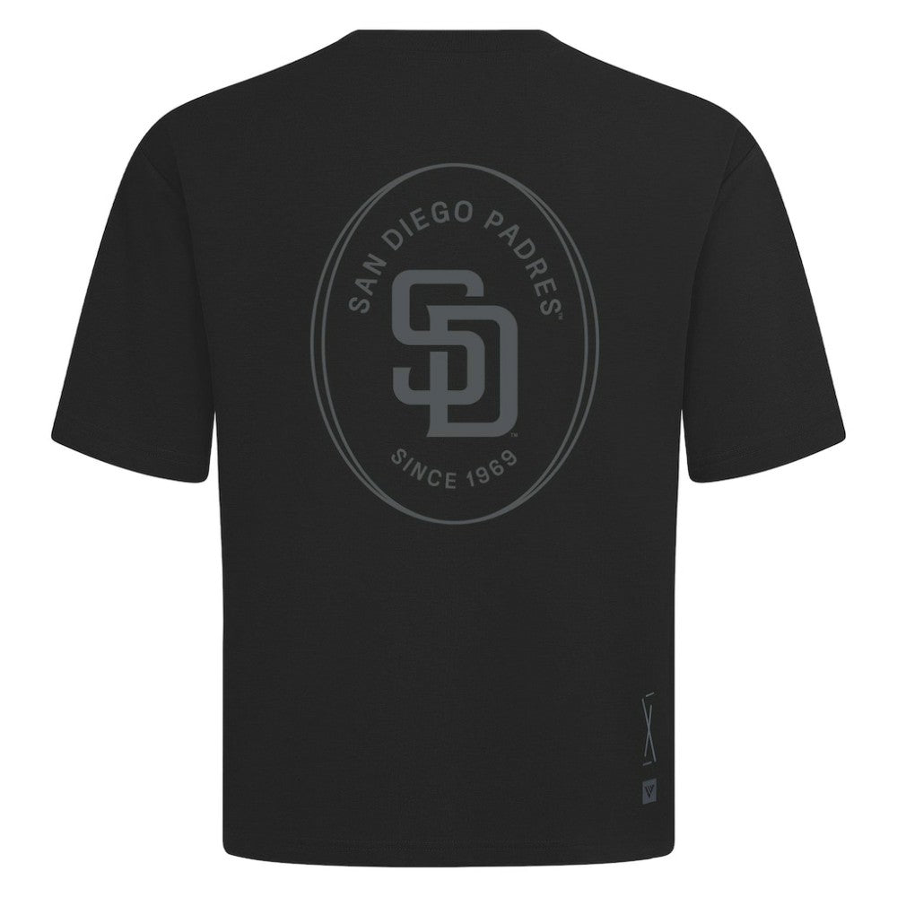 San Diego Padres Levelwear Signet Oversized Luxe Signature Knit T-Shirt Sale