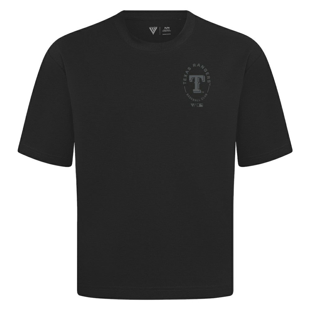Texas Rangers Levelwear Signet Oversized Luxe Signature Knit T-Shirt Near Me