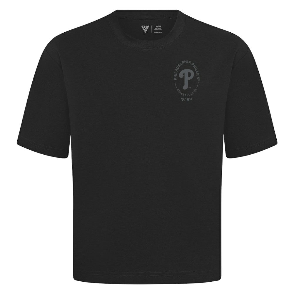 Philadelphia Phillies Levelwear Signet Oversized Luxe Signature Knit T-Shirt Sale