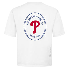 Philadelphia Phillies Levelwear Signet Oversized Luxe Signature Knit T-Shirt On Sale