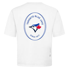 Toronto Blue Jays Levelwear Signet Oversized Luxe Signature Knit T-Shirt for sale