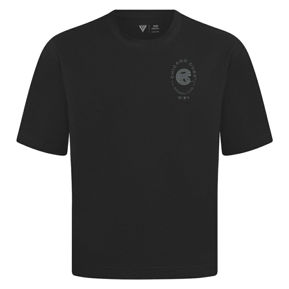 Chicago Cubs Levelwear Signet Oversized Luxe Signature Knit T-Shirt discount