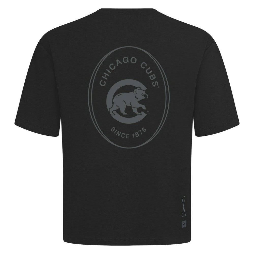 Chicago Cubs Levelwear Signet Oversized Luxe Signature Knit T-Shirt discount