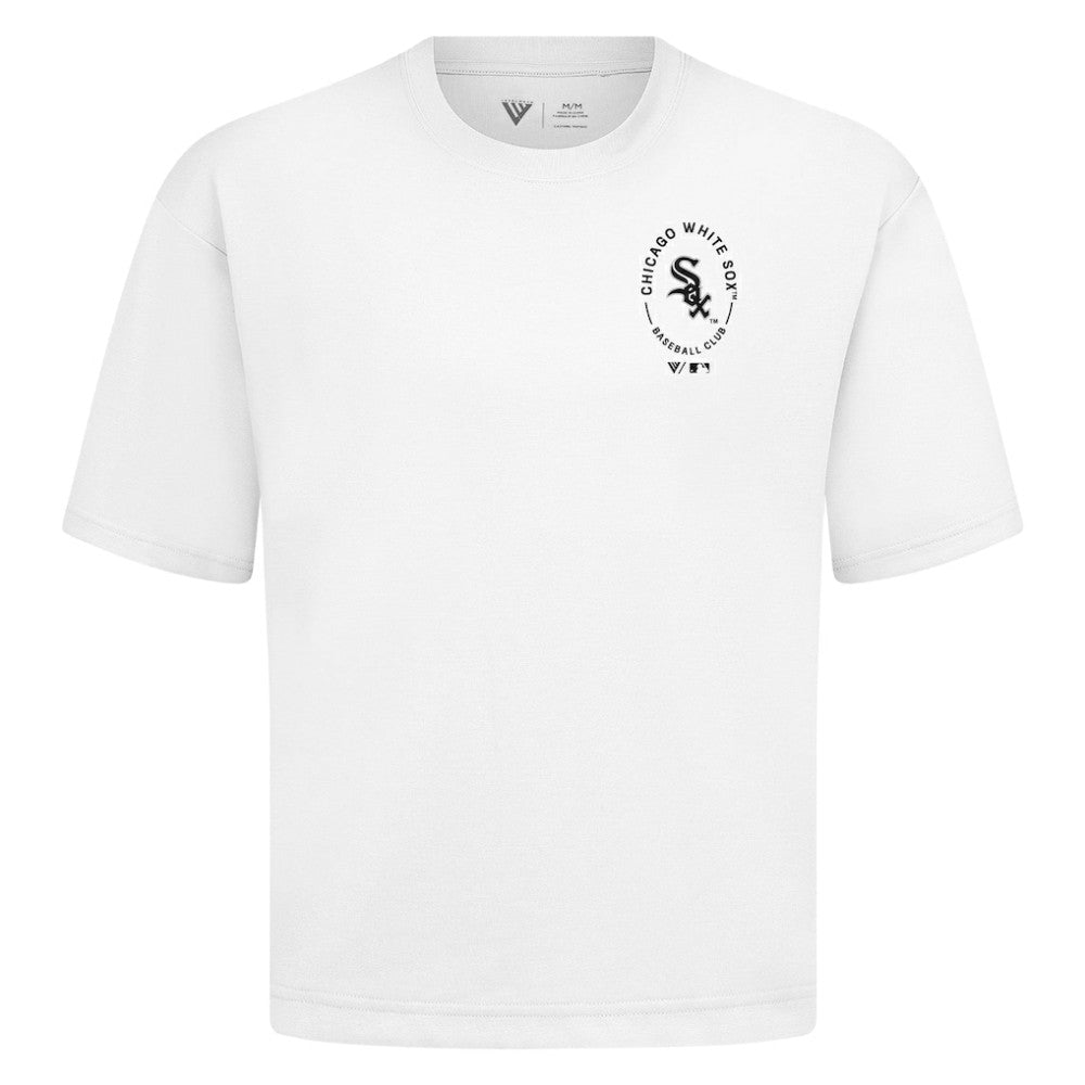 Chicago White Sox Levelwear Signet Oversized Luxe Signature Knit T-Shirt for sale