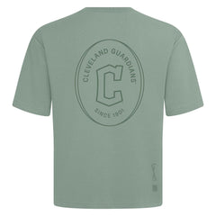 Cleveland Guardians Levelwear Signet Oversized Luxe Signature Knit T-Shirt for sale