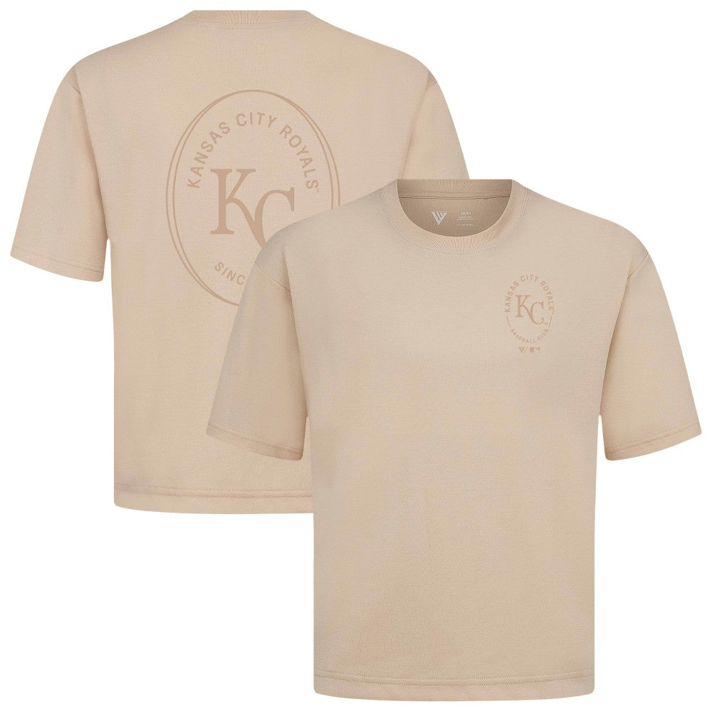 Kansas City Royals Levelwear Signet Oversized Luxe Signature Knit T-Shirt discount