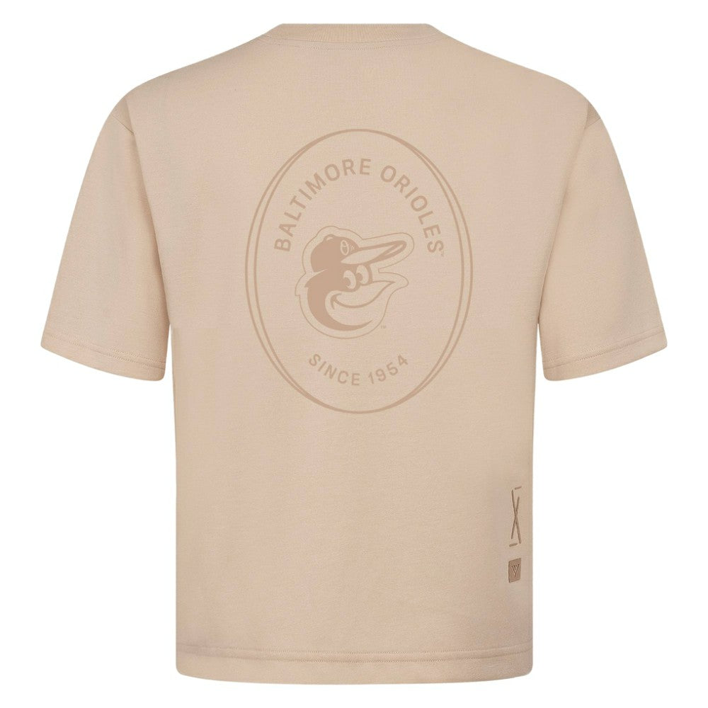 Baltimore Orioles Levelwear Signet Oversized Luxe Signature Knit T-Shirt Clearance