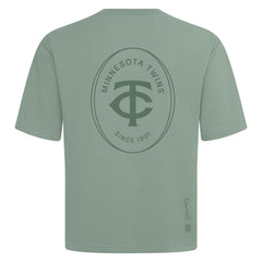 Minnesota Twins Levelwear Register Oversized Luxe Signature Knit T-Shirt for sale