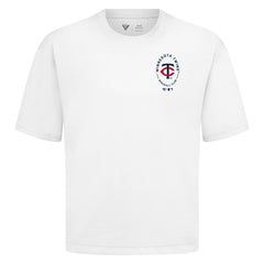 Minnesota Twins Levelwear Register Oversized Luxe Signature Knit T-Shirt Sale