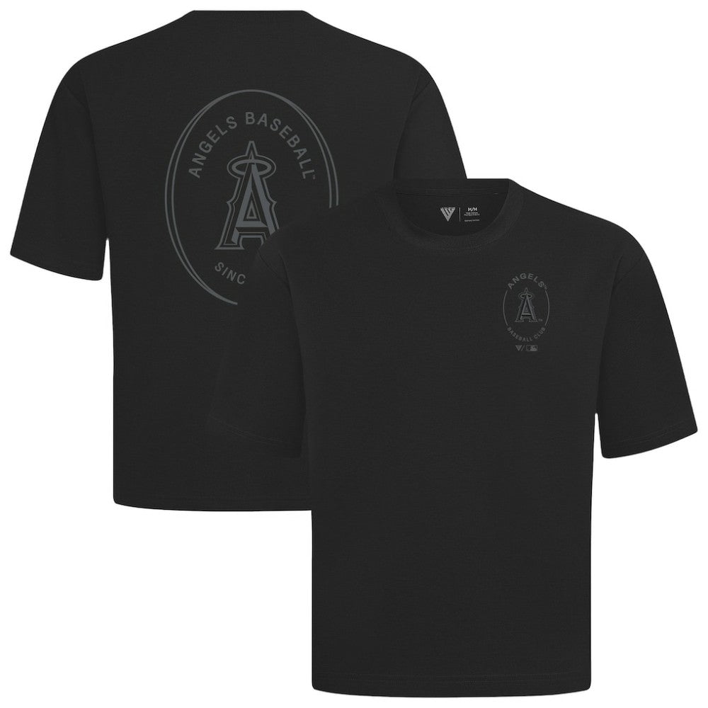 Los Angeles Angels Levelwear Register Oversized Luxe Signature Knit T-Shirt On Sale