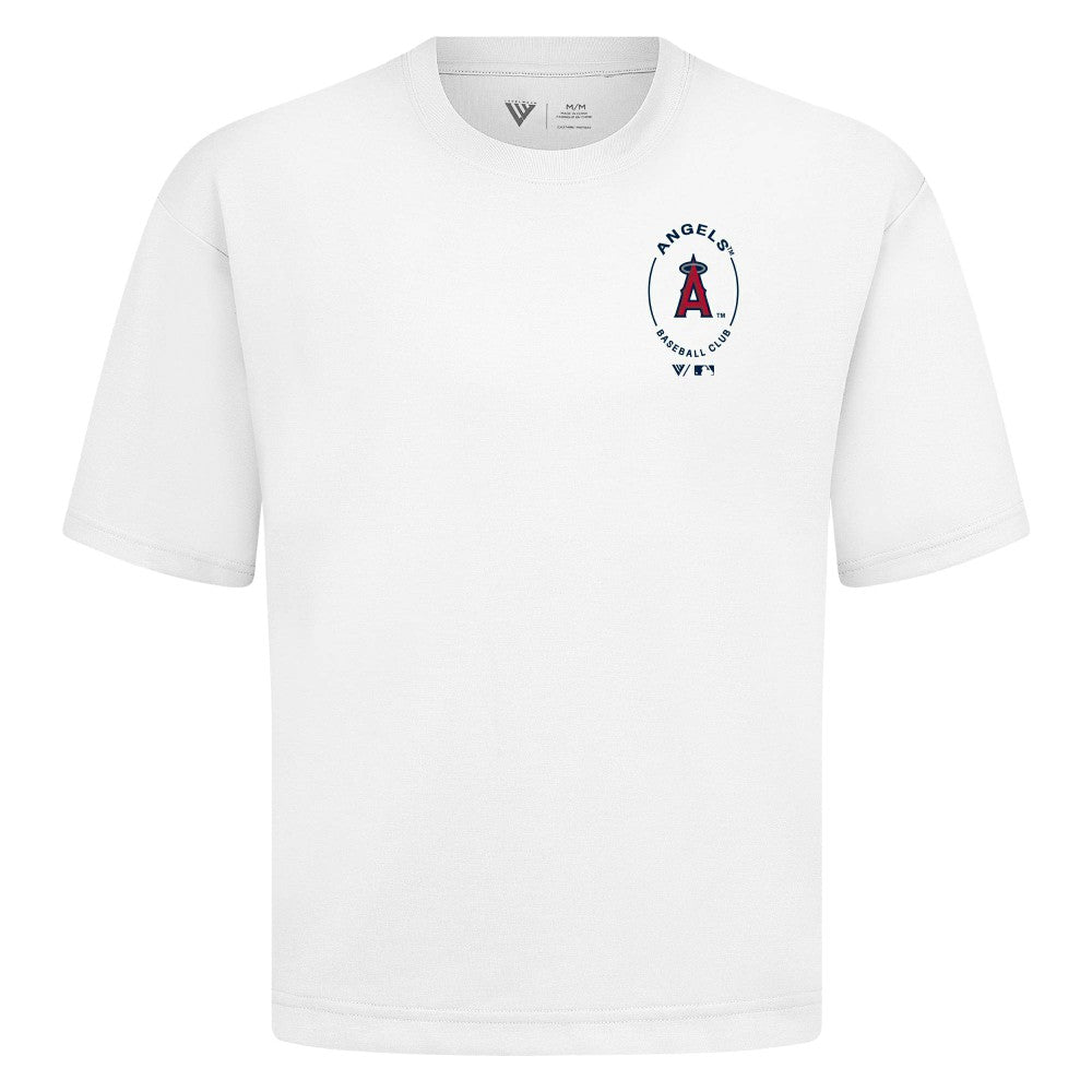 Los Angeles Angels Levelwear Register Oversized Luxe Signature Knit T-Shirt Lifestyle