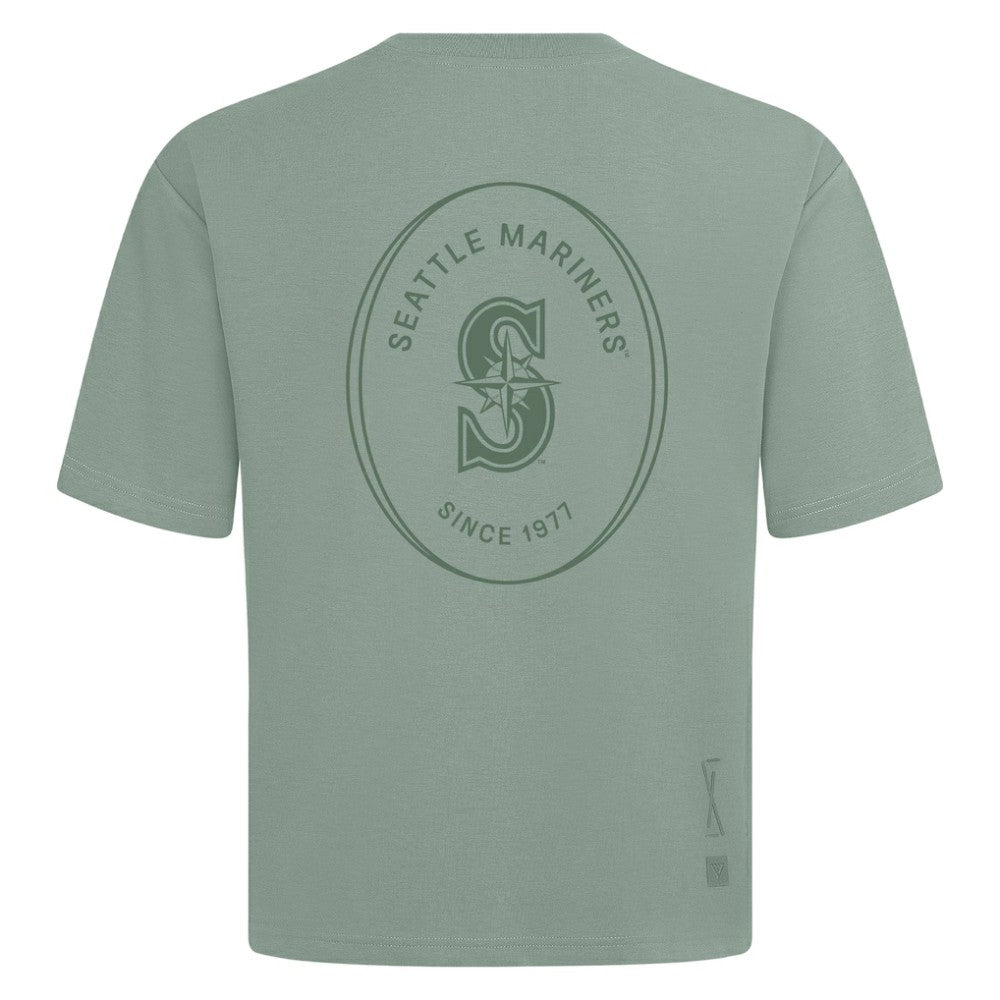 Seattle Mariners Levelwear Register Oversized Luxe Signature Knit T-Shirt Online
