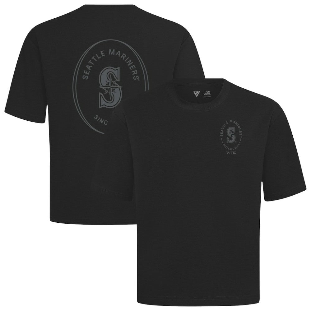 Seattle Mariners Levelwear Register Oversized Luxe Signature Knit T-Shirt Clearance