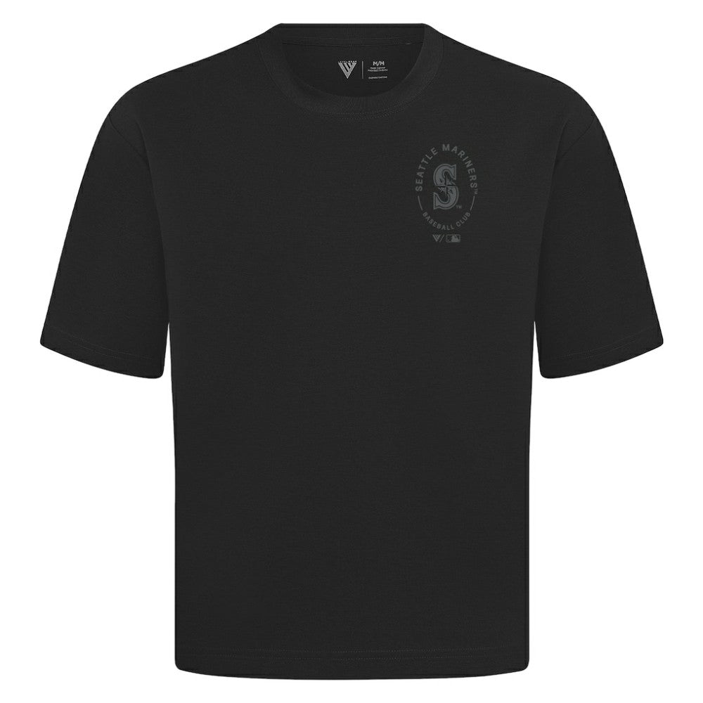 Seattle Mariners Levelwear Register Oversized Luxe Signature Knit T-Shirt Clearance