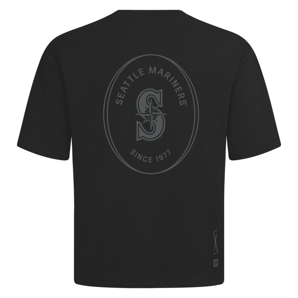 Seattle Mariners Levelwear Register Oversized Luxe Signature Knit T-Shirt Clearance