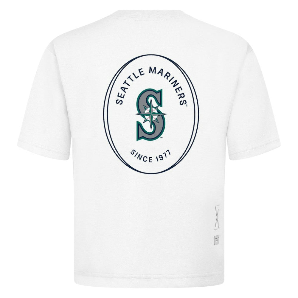 Seattle Mariners Levelwear Register Oversized Luxe Signature Knit T-Shirt Online