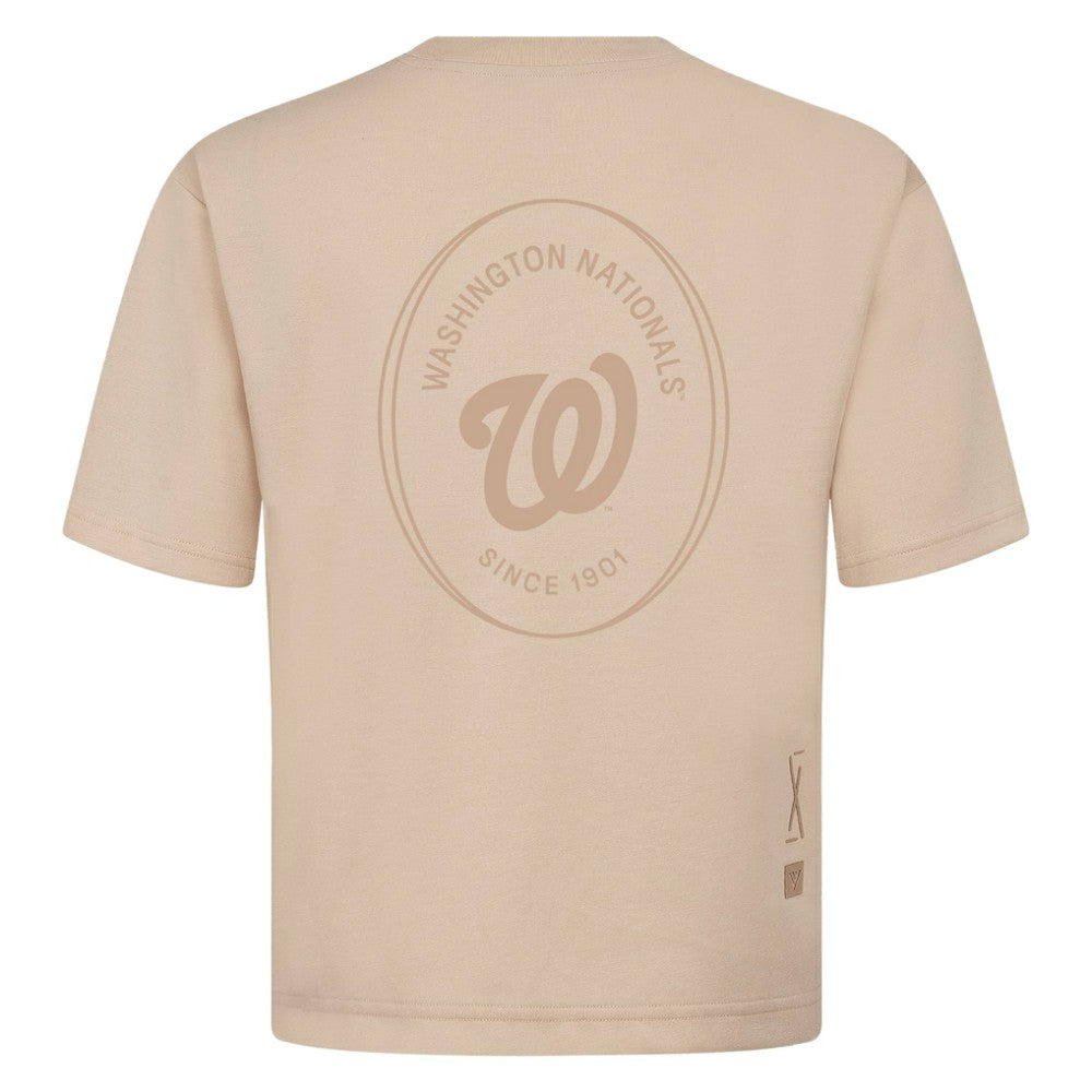 Washington Nationals Levelwear Register Oversized Luxe Signature Knit T-Shirt Near Me
