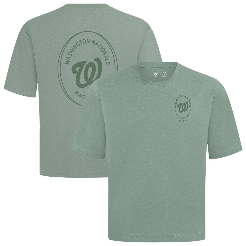 Washington Nationals Levelwear Register Oversized Luxe Signature Knit T-Shirt Sale