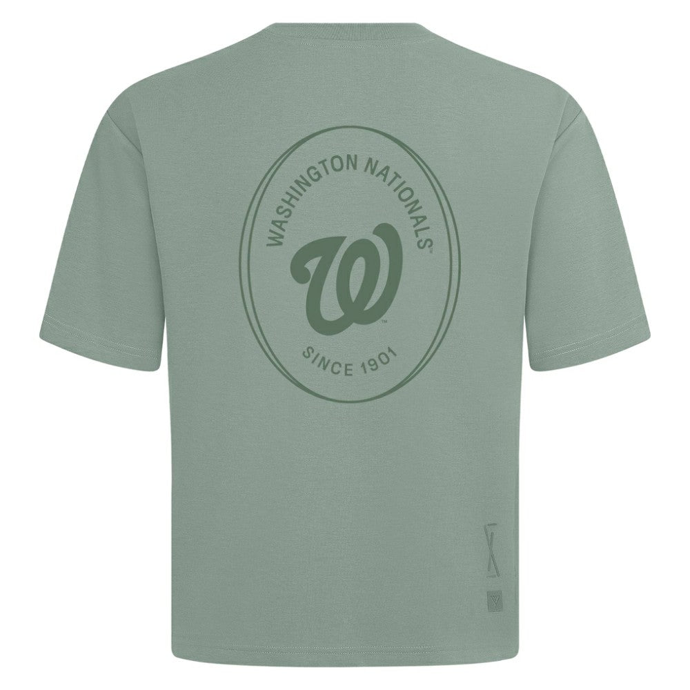Washington Nationals Levelwear Register Oversized Luxe Signature Knit T-Shirt Sale