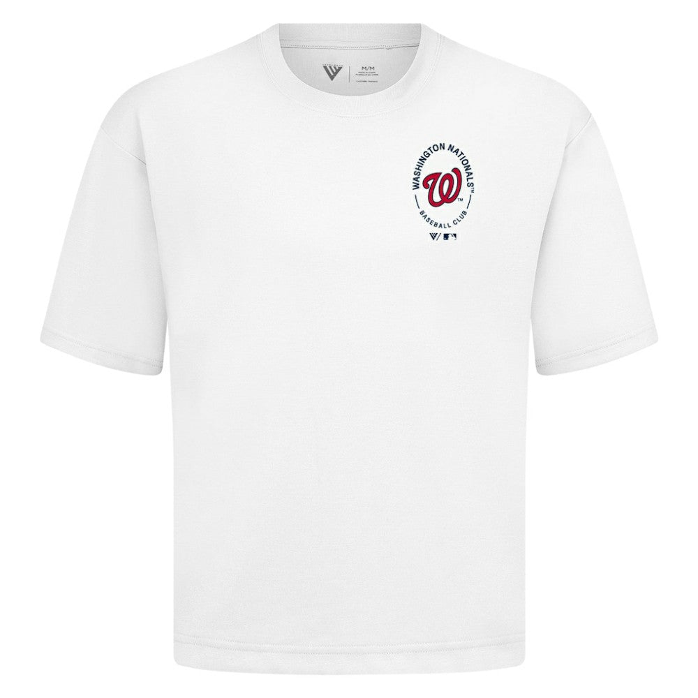 Washington Nationals Levelwear Register Oversized Luxe Signature Knit T-Shirt Near Me