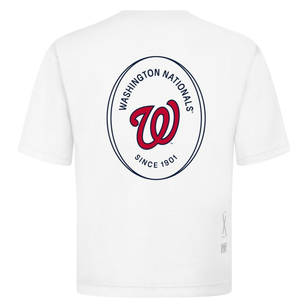 Washington Nationals Levelwear Register Oversized Luxe Signature Knit T-Shirt Near Me
