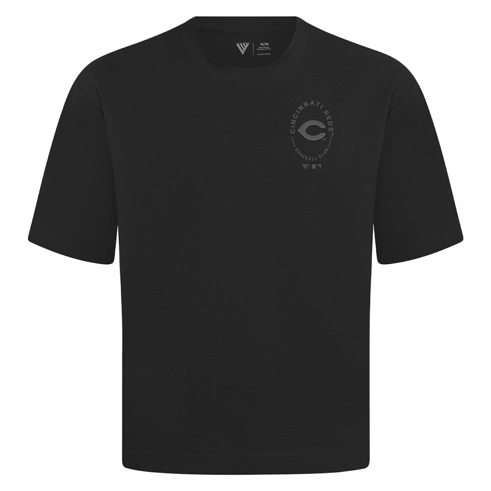 Cincinnati Reds Levelwear Register Oversized Luxe Signature Knit T-Shirt discount